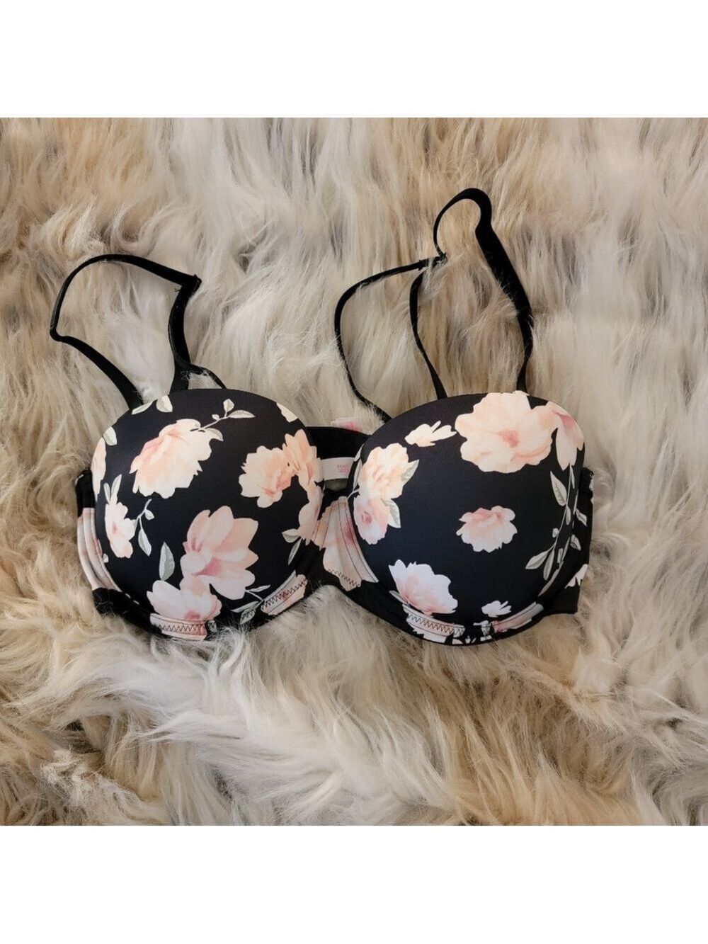Victoria's Secret Pink Multiway Push Up Bra Floral